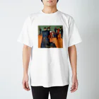 Art Baseのムンク / 病室での死 / Death in the sickroom / Edvard Munch/1893 スタンダードTシャツ