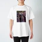 Art Baseのムンク / Old Man in Warnemunde / Edvard Munch / 1907 Regular Fit T-Shirt