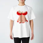 りおたのおっぱいTシャツ(RED) スタンダードTシャツ