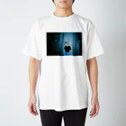 石川ののくちてやん 青 Regular Fit T-Shirt