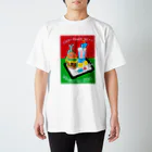 THE DOUBUTSU-ZOO SHOPのハンバーガー スタンダードTシャツ