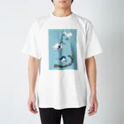 Shimako'sの水辺のサギーズ（水色） スタンダードTシャツ