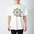 WORKING BEARの【WORKING BEAR】Bear Blossom アリゲーター Regular Fit T-Shirt