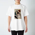 Art Baseのエゴン・シーレ / 1917 / Seated Woman with Bent Knee /Egon Schiele スタンダードTシャツ