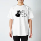 ヒヨッコ堂のWしばわん Regular Fit T-Shirt