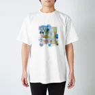 ituko*tukiyama-khの290★月山いつこ作品●お澄まし青2★夏稲ちゃんよね2 Regular Fit T-Shirt