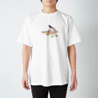 piro piro piccoloのライチョウ♂とミヤマキンバイ Regular Fit T-Shirt