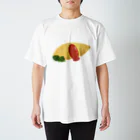 旻天堂(旧 ゆうれい星)の水彩オムライス (皿無し) Regular Fit T-Shirt