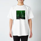 Hotateのeco 黒い森のなか Regular Fit T-Shirt