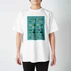 さちこの生物雑貨のオタマジャくち図鑑 スタンダードTシャツ