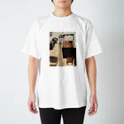 Art Baseのエゴン・シーレ / 1911 /Schiele's Room in Neulengbach / Egon Schiele スタンダードTシャツ