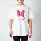 びすけのピンクコーギー  Regular Fit T-Shirt