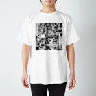 kio photo worksのShibuya wall photo Regular Fit T-Shirt