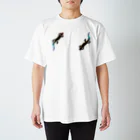甘津 さえ（Amatsu Sae）のニホントカゲ（幼体）あ・うんクン Regular Fit T-Shirt