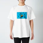 おかゆ帝国のエビフライすくいTシャツ スタンダードTシャツ