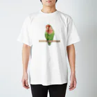 TeaDrop.Cのコザクラインコ Regular Fit T-Shirt