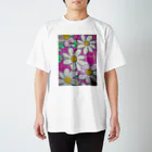 hirakoARTのかわいい花 Regular Fit T-Shirt