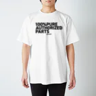 highvoltagewearsの100% PURE PARTS 白 スタンダードTシャツ