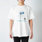 arehatoriの海上クラゲ スタンダードTシャツ