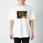 Art Baseのグスタフ・クリムト / 音楽 / 1895 / Music / Gustav Klimt Regular Fit T-Shirt