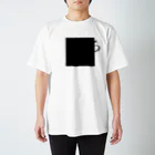 artypoのましかく(white) Regular Fit T-Shirt