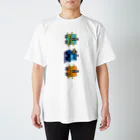 momosakuのthree lockers Regular Fit T-Shirt