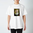 art_space_MUSEEの角南育代  仔犬と少女 Regular Fit T-Shirt