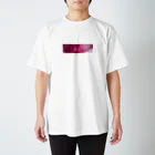 宇宙素敵物集のpink bar スタンダードTシャツ