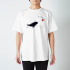 Animal pokkeのくじらとかもめ Regular Fit T-Shirt