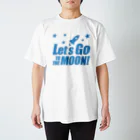 【仮想通貨】ADKグッズ専門店 のLet's go to the Moon! スタンダードTシャツ