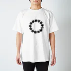 aubergの星13個 反転 Regular Fit T-Shirt