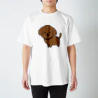 くまのおもちゃ箱のちゃいろいぬ Regular Fit T-Shirt