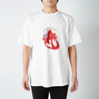 Girl_To_Ladyの心臓らぶ Regular Fit T-Shirt