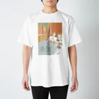 WellbeDesignLabの sauna sauna スタンダードTシャツ