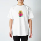 パステルドギーのお招きポメラニアン Regular Fit T-Shirt