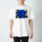 0608knynの青薔薇 スタンダードTシャツ