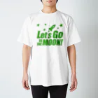 【仮想通貨】ADKグッズ専門店 のLet's go to the moon! スタンダードTシャツ