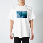 cozcozの海のあお Regular Fit T-Shirt