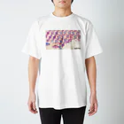 mabukaのウヲノメ ピンク Regular Fit T-Shirt