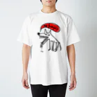 えむらぼのどうぶつTシャツの野良犬か野犬 Regular Fit T-Shirt