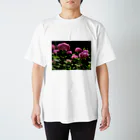 hikagemonoの赤い紫陽花 スタンダードTシャツ