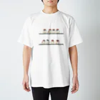 DOTEKKOの-SUZUME No.5-​ ​B​i​r​d​ ​c​a​l​l Regular Fit T-Shirt
