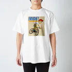 nidan-illustrationの!RIDE! (CARTOON STYLE) スタンダードTシャツ