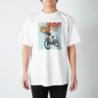 nidan-illustrationの!RIDE! (CARTOON STYLE) Regular Fit T-Shirt
