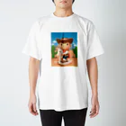 YASHIROSANの木馬ボーイTシャツ スタンダードTシャツ