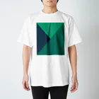 ペパボテックショップのComposition in Green, Green, and Green (Light Mode) Regular Fit T-Shirt