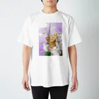 Ａｔｅｌｉｅｒ　Ｈｅｕｒｅｕｘの百合と猫 Regular Fit T-Shirt