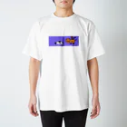 はやさんのサルさん　ライオンさん　パンダさん Regular Fit T-Shirt