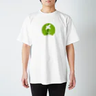 多様な学びプロジェクトの11_前面ロゴ大グリーン_多様な学びTシャツ Regular Fit T-Shirt