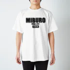 No.326のMIBURO CREW ブラック スタンダードTシャツ